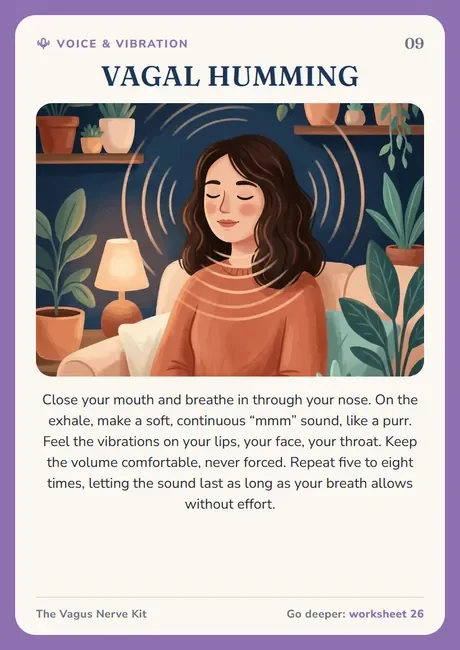 Vagal Humming card