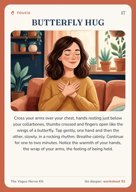 Butterfly Hug card